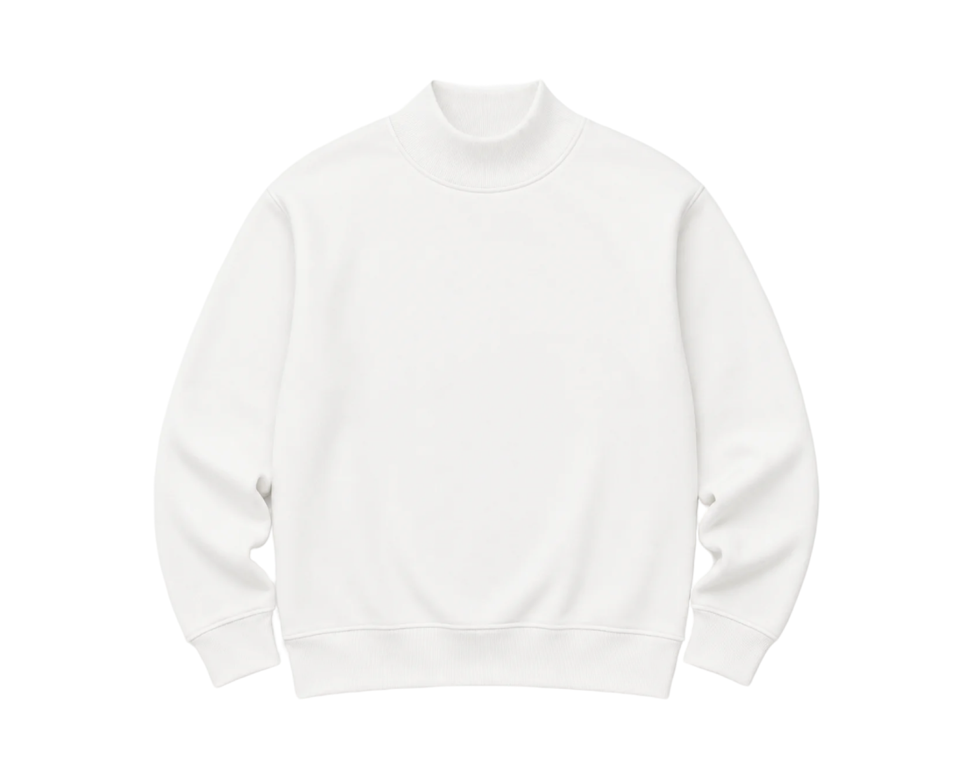Embroidered Personalized Mock Neck Sweatshirt – Custom School, Team Name...