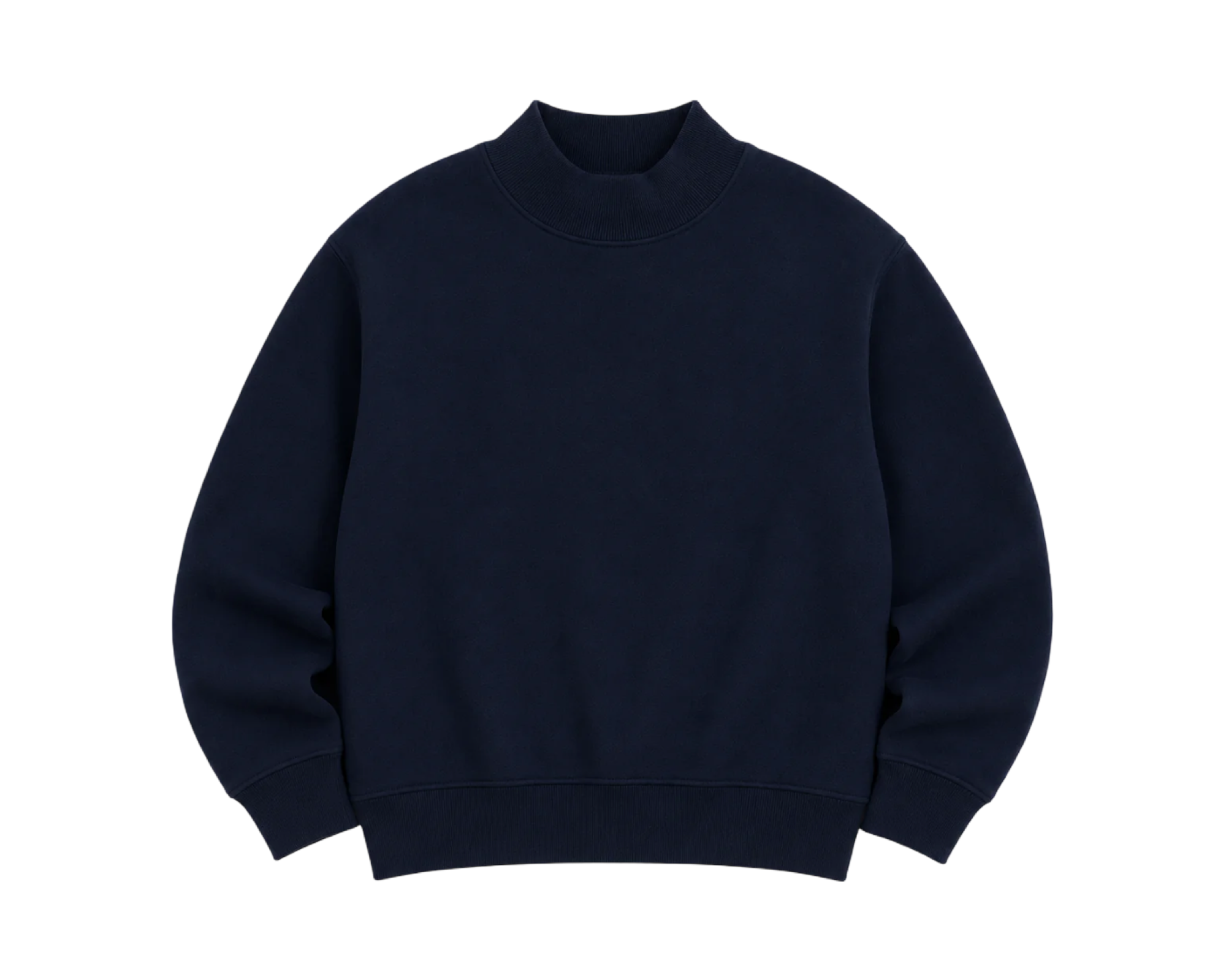 Embroidered Personalized Mock Neck Sweatshirt – Custom School, Team Name...