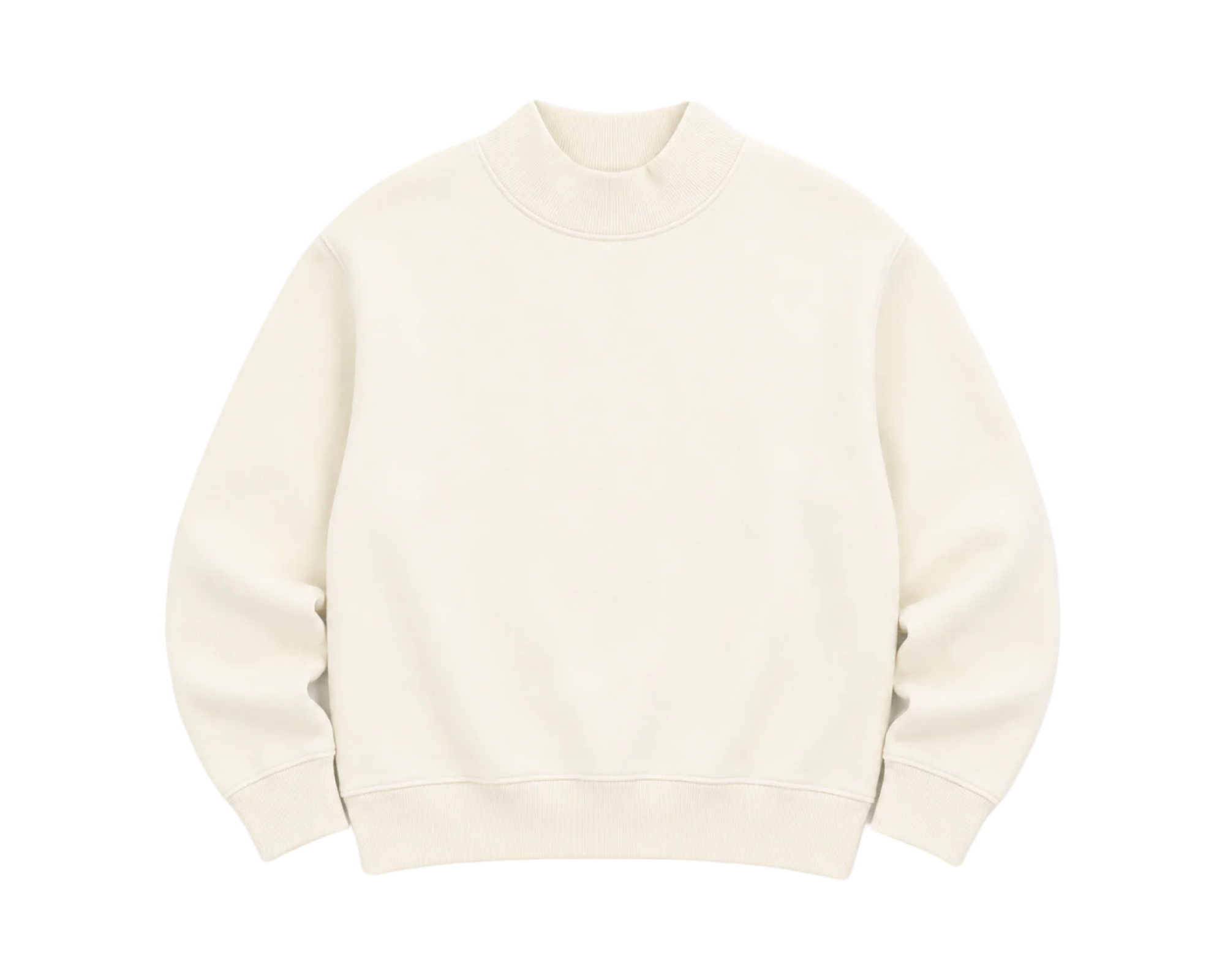 Embroidered Personalized Mock Neck Sweatshirt – Custom School, Team Name...