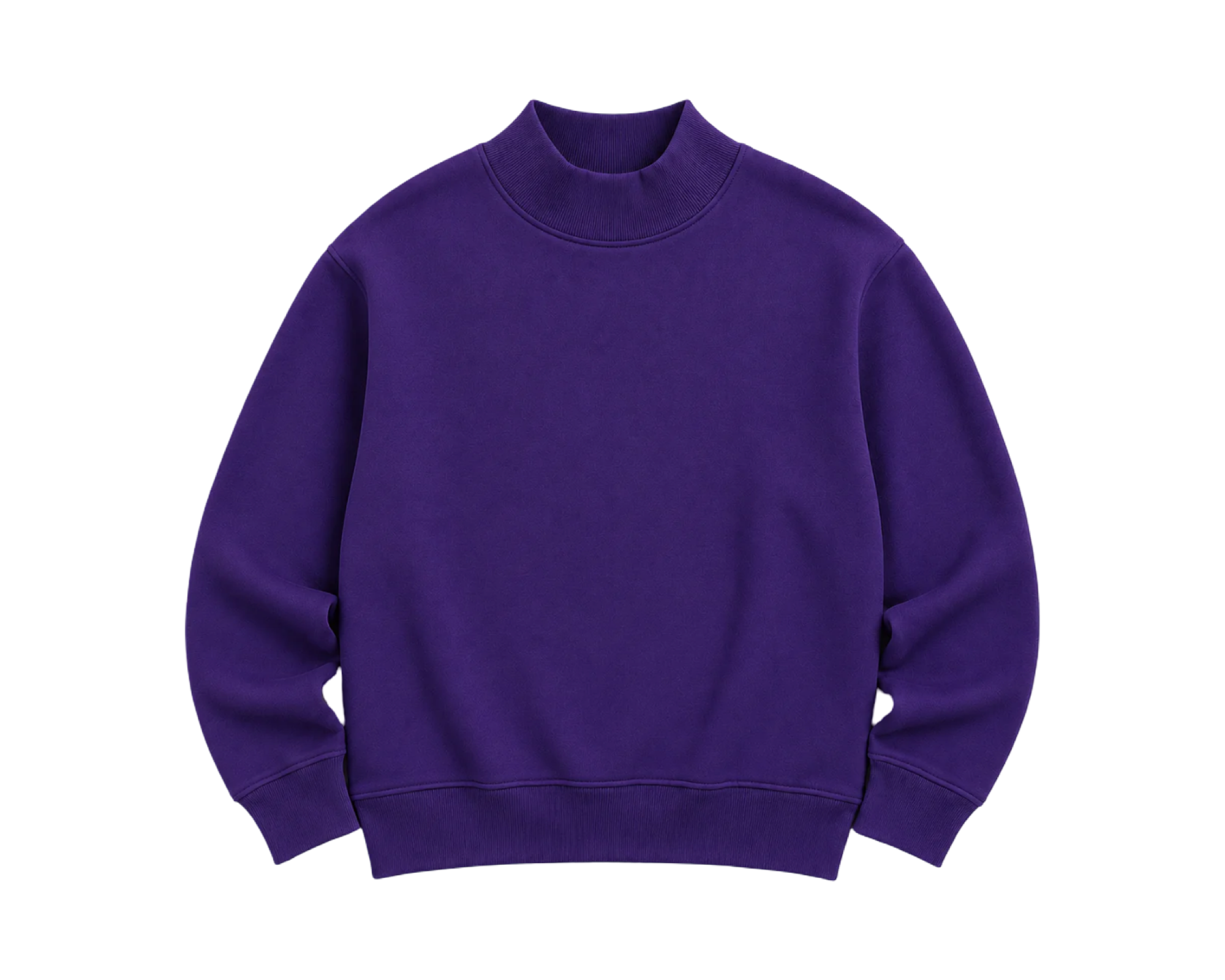 Embroidered Personalized Mock Neck Sweatshirt – Custom School, Team Name...