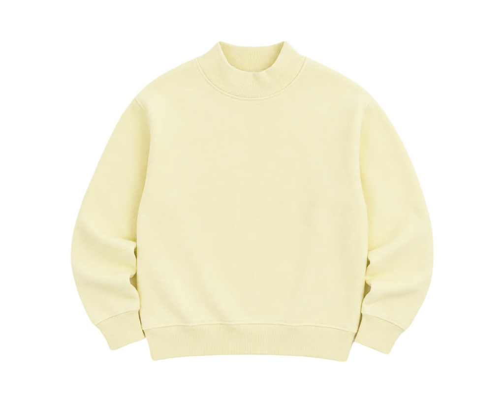Embroidered Personalized Mock Neck Sweatshirt – Custom School, Team Name...