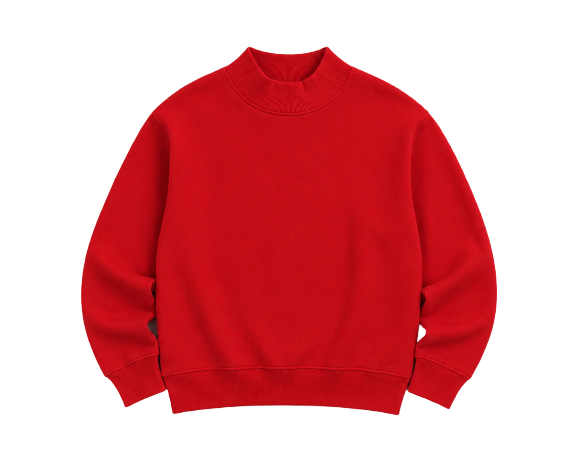 Embroidered Personalized Mock Neck Sweatshirt – Custom School, Team Name...