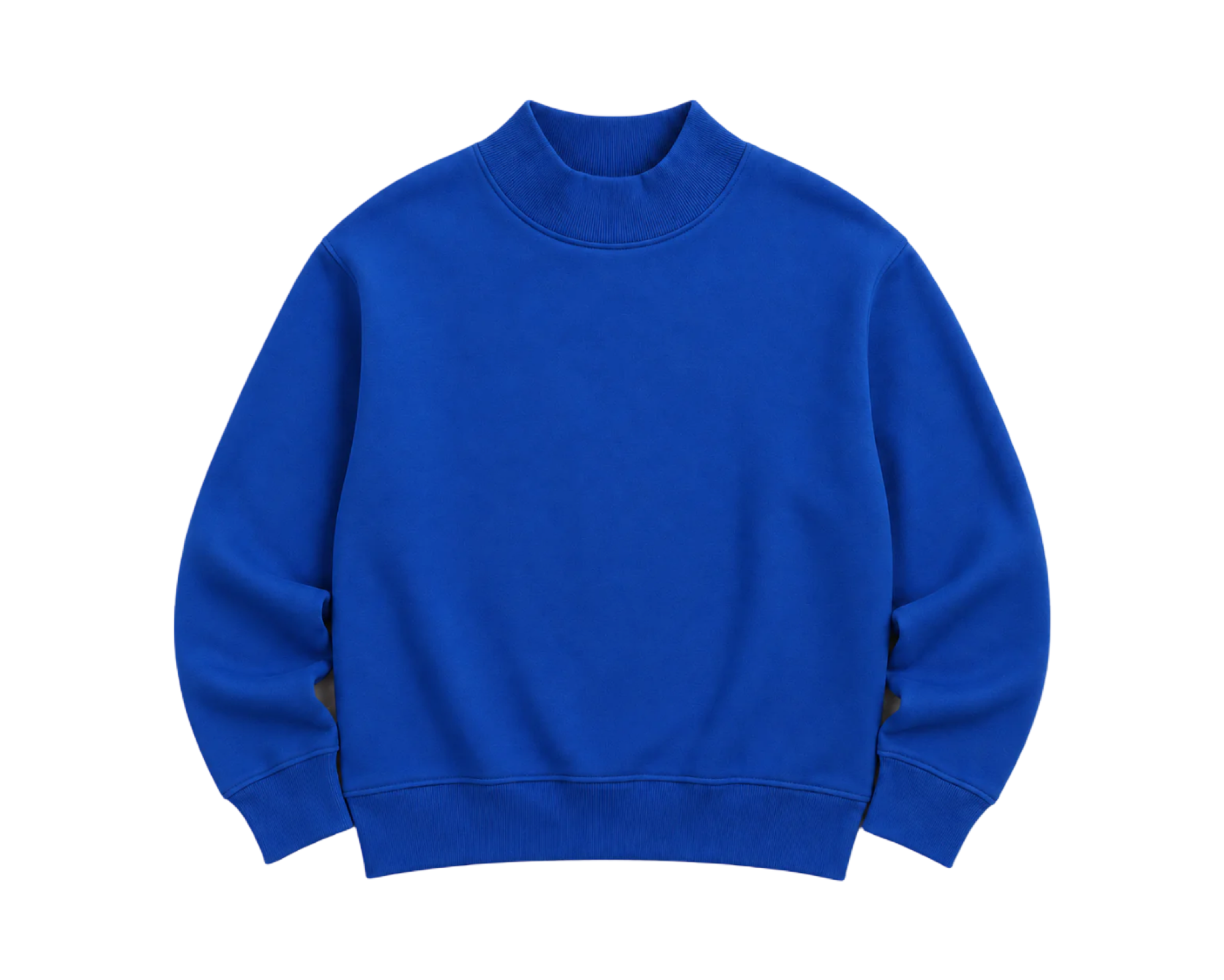 Embroidered Personalized Mock Neck Sweatshirt – Custom School, Team Name...
