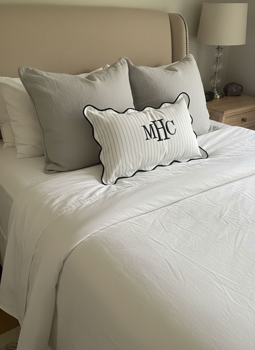 Personalized 12x20 Lumbar Pillow – with Insert