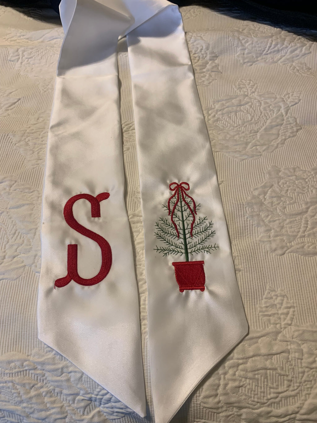 Wreath Sash – Personalized Wreath Sash