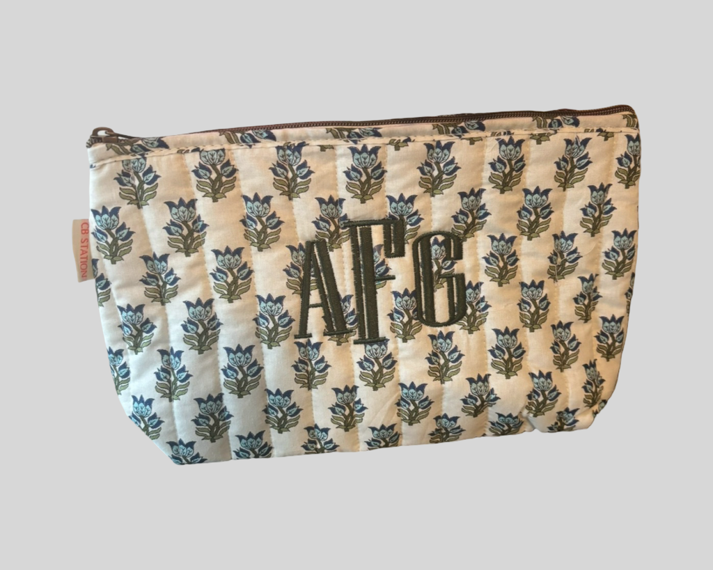Block print clutch