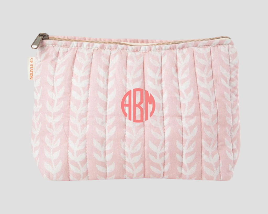 Block print clutch