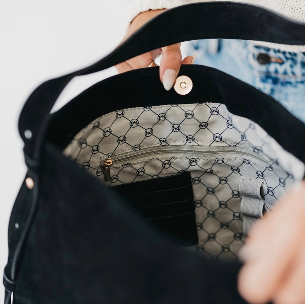 Suede Hobo Shoulder bag