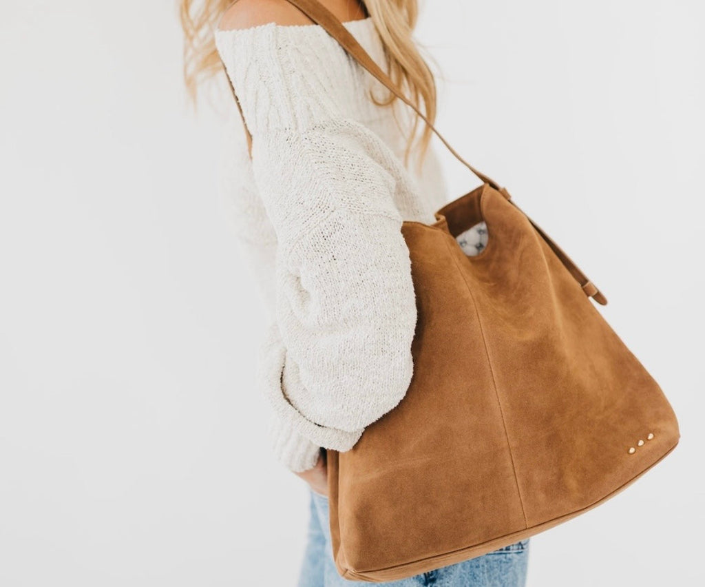 Suede Hobo Shoulder bag