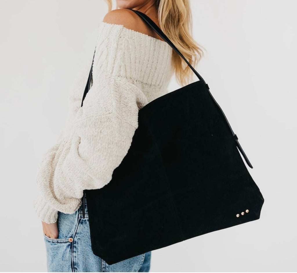 Suede Hobo Shoulder bag