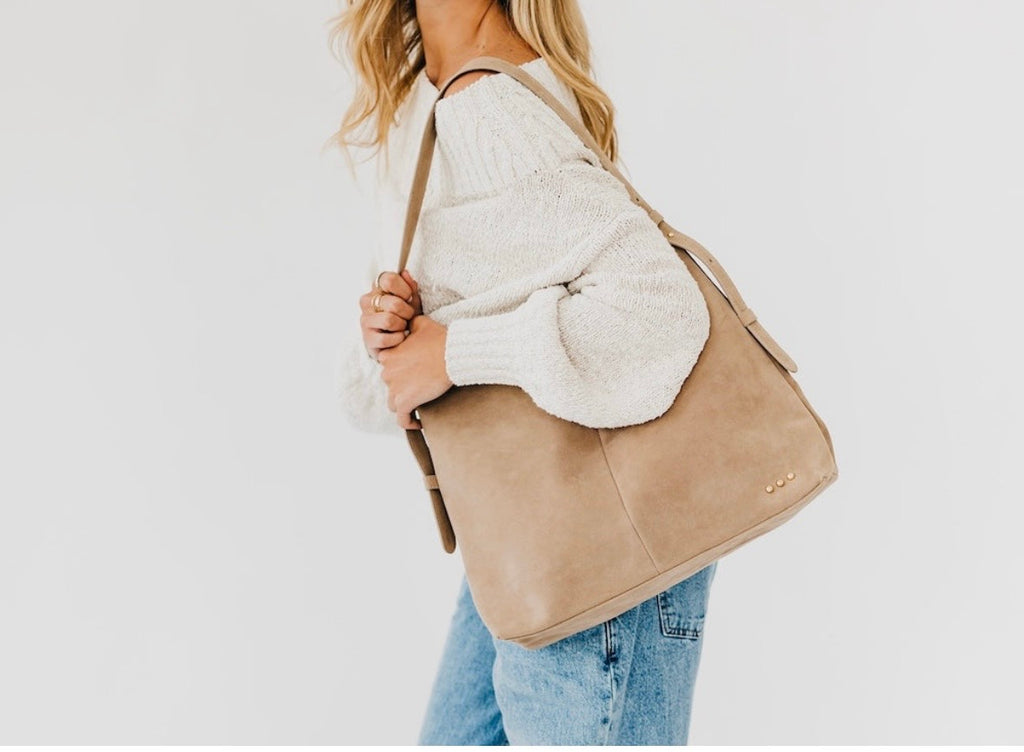 Suede Hobo Shoulder bag