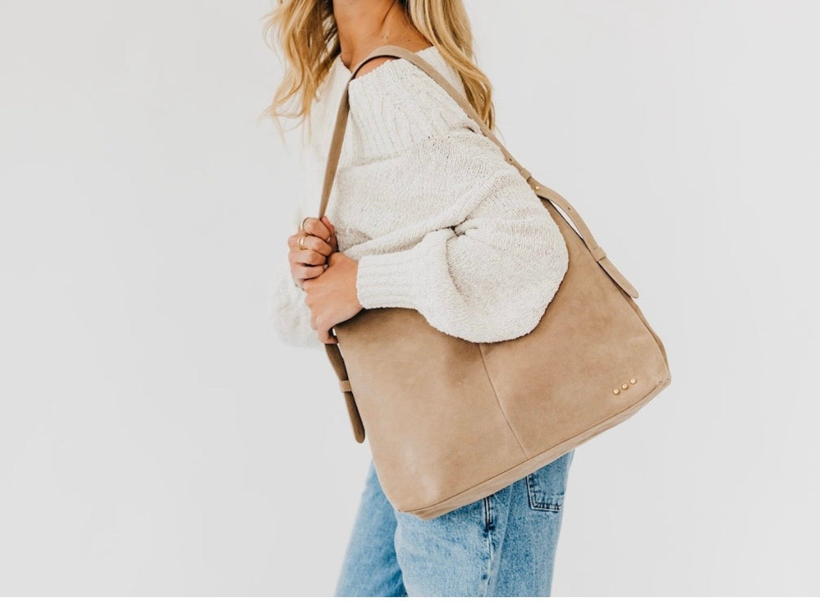 Suede Hobo Shoulder bag