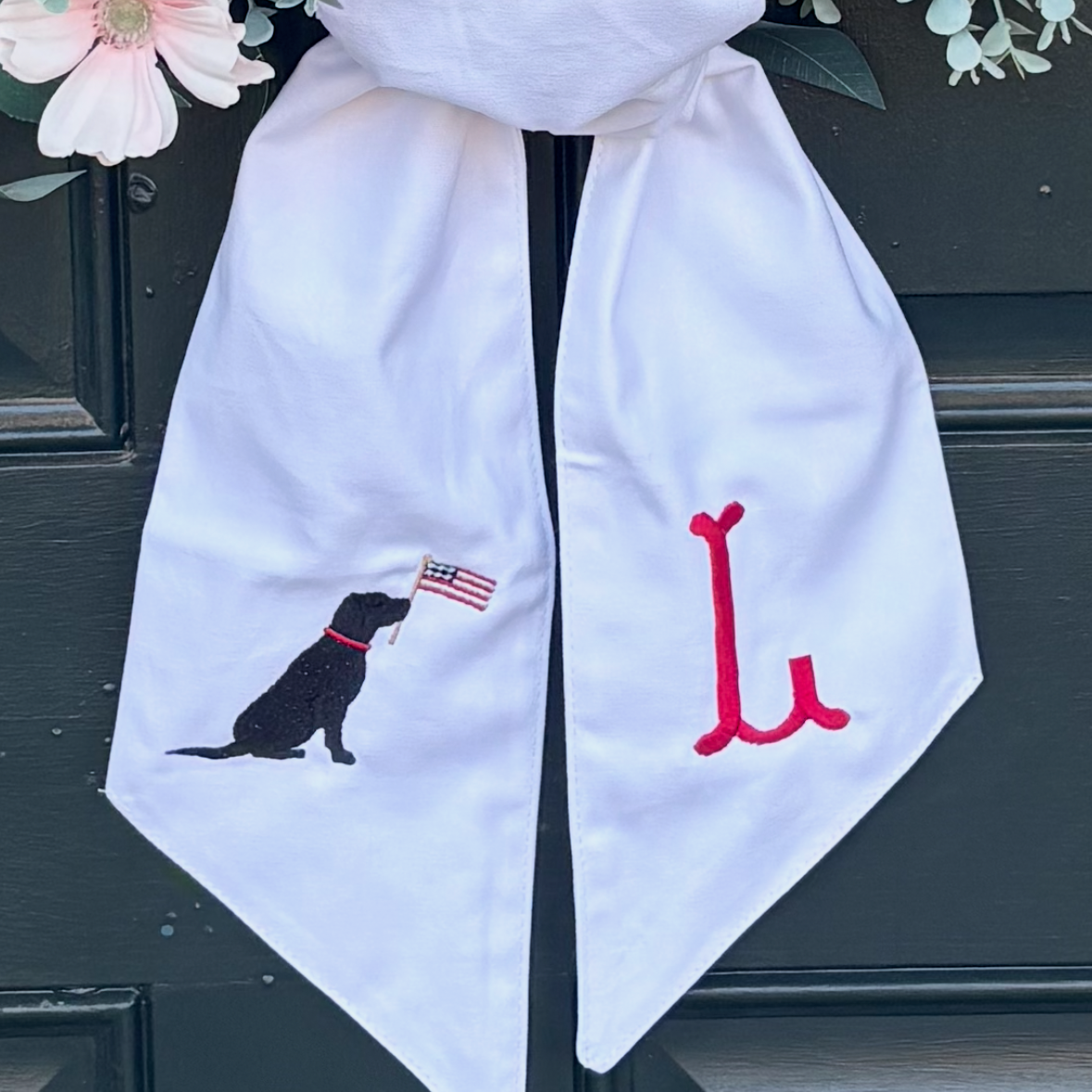 Wreath Sash – Personalized Wreath Sash