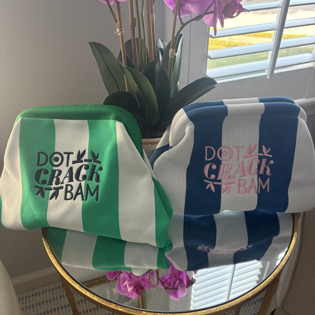 Embroidered Mahjong Tile Bag