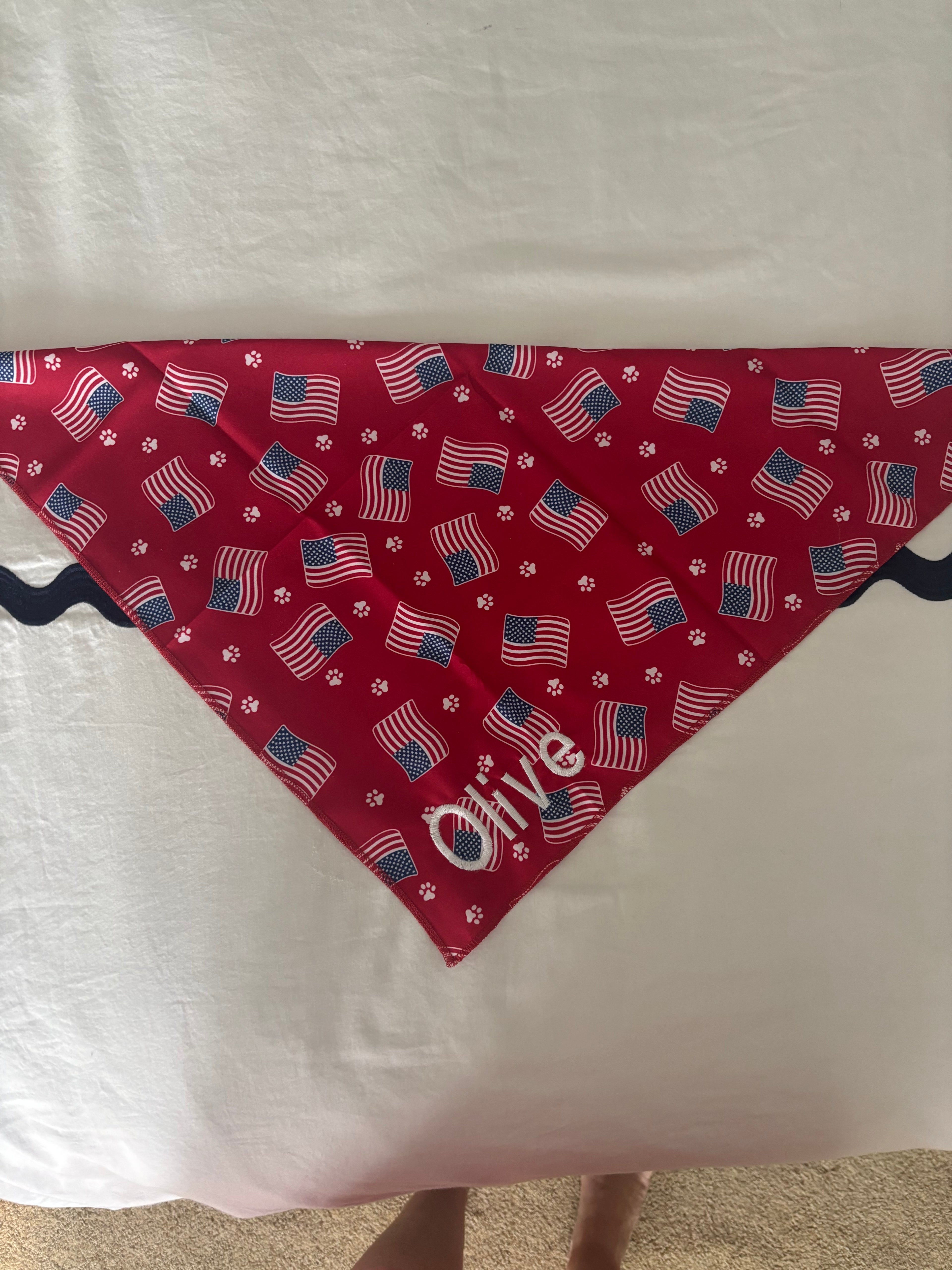 Personalized Soft, Charming Dog Bandanas