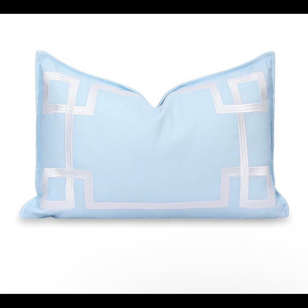 Personalized 12x20 Lumbar Pillow – Indoor & Outdoor with Insert