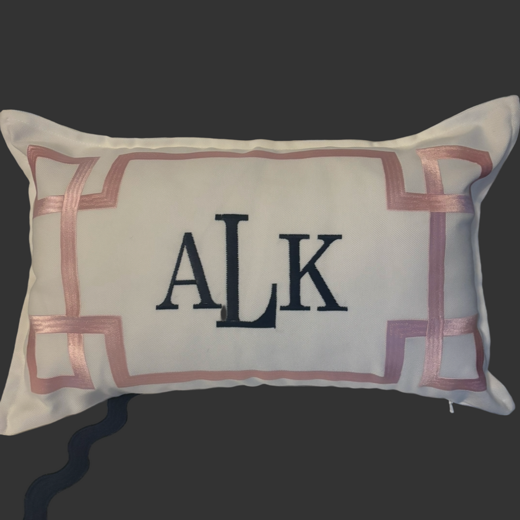 Personalized 12x20 Lumbar Pillow – Indoor & Outdoor with Insert