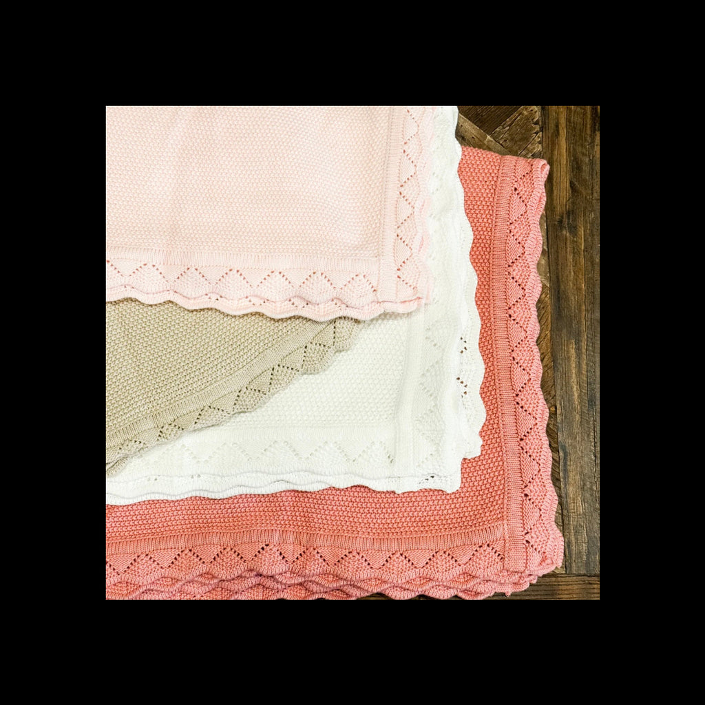 Cozy Personalized Gift Set – Personalized Bunny Lovey & Matching Blanket for babies
