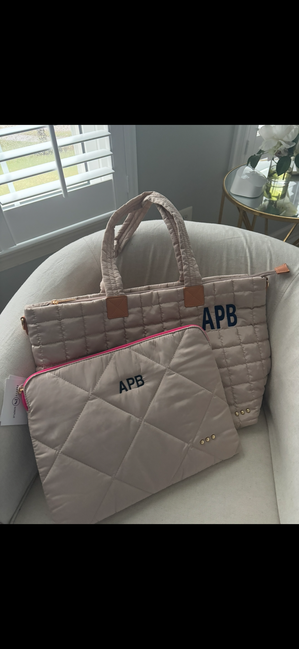 Personalized Puffer Laptop Sleeve – Stylish & Protective