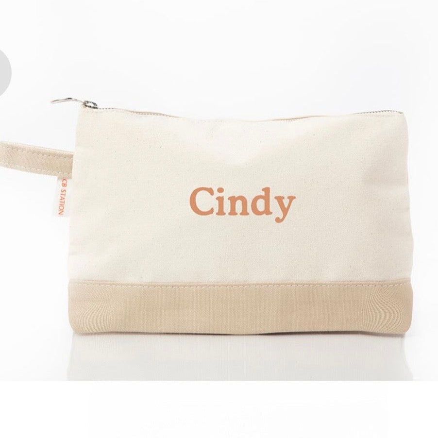Makeup bag canvas